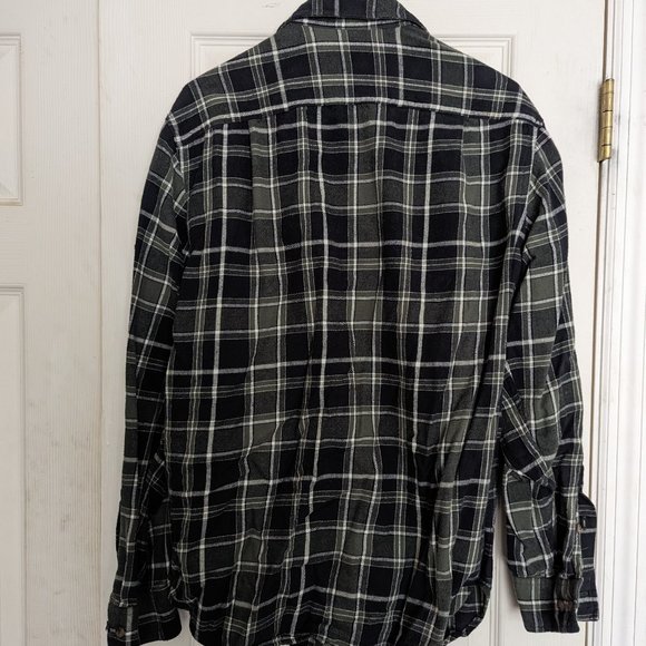 Blue Mountain Shirts Mens Blue Mountain Long Sleeve Flannel Plaid